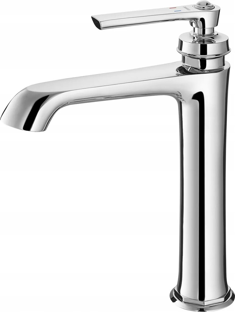 Mosdó Csaptelep Magas 26CM Pultra Szerelhető Króm