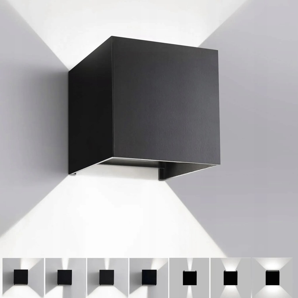 Kültéri Led fali lámpa 20W teljesítménnyel IP65 vízálló, állítható fényerővel