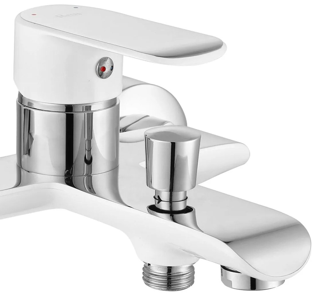 Fürdőkád csaptelep REA BLOOM White Chrome
