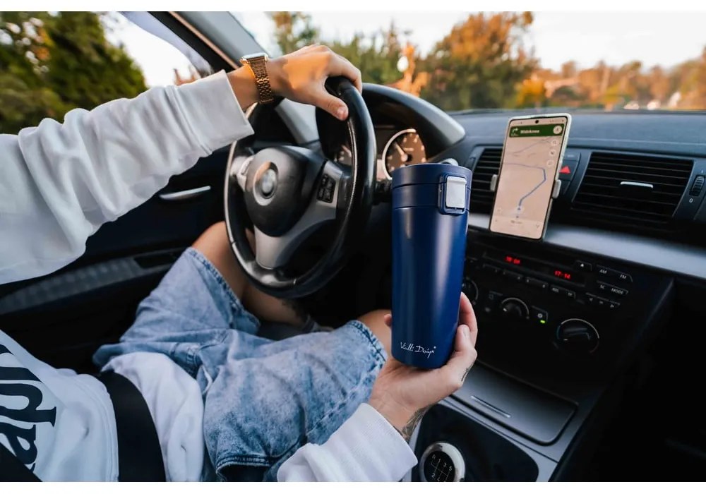 Fuori sötétkék thermo utazóbögre, 400 ml - Vialli Design