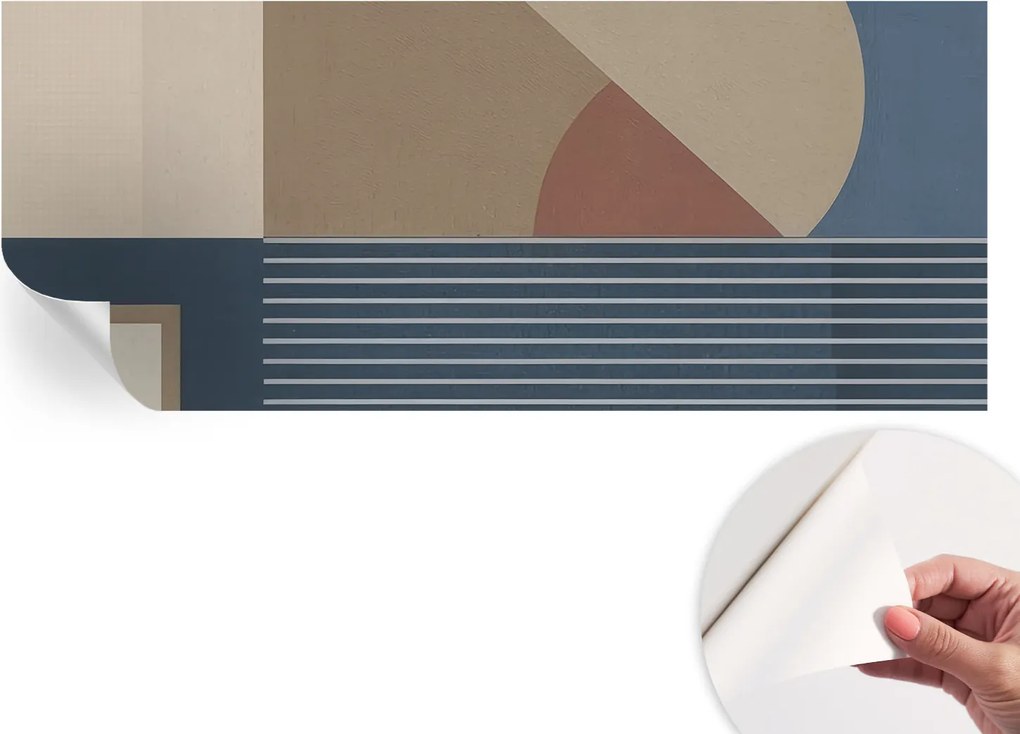 Fotótapéta Öntapadós tapéta a szobába Harmonikus geometria 250x104 cm