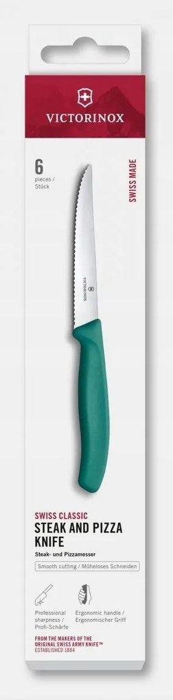 Victorinox Swiss Classic steak és pizza késkészlet, 6el 6.7234.6C1