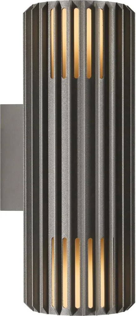 Nordlux modern skandináv kültéri fali lámpa aludra antracit nor2418121250 IP54