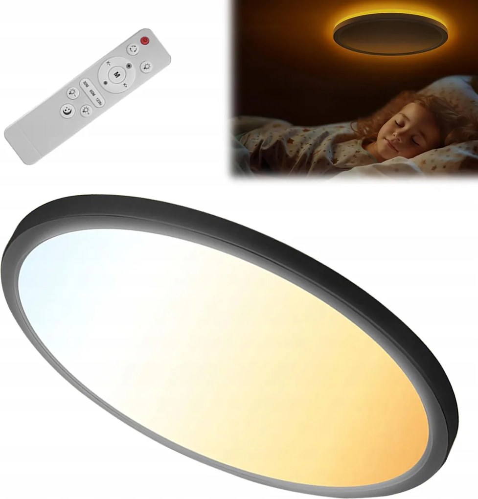 Új Plafon Led Mennyezeti Lámpa Mennyezeti Panel Kerek Falra szerelhető 24W 3200LM