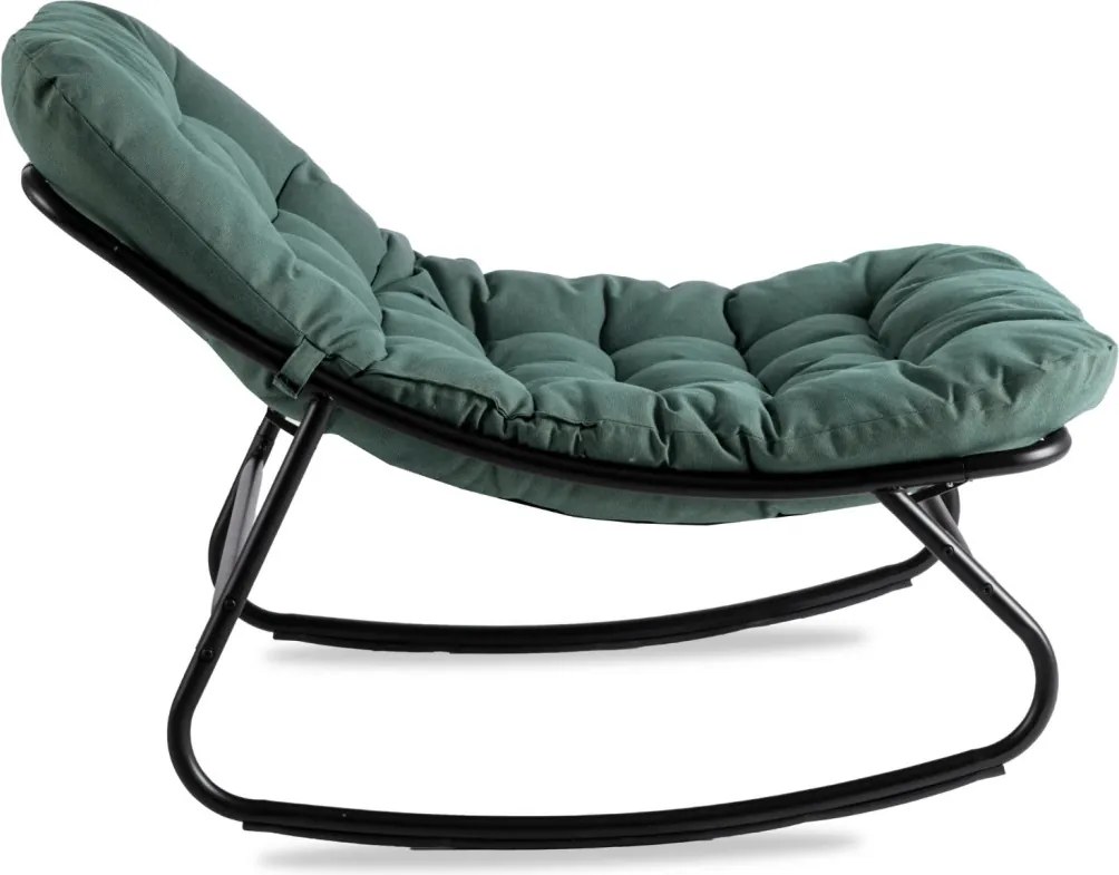 Hintaszék zöld színben AURORA