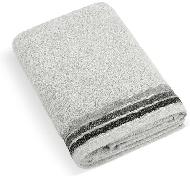 Bellatex frottír törölköző Léga szürke , 50 x 100cm, 50 x 100 cm