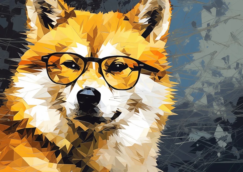 Poszter 42x29,7cm Intellektuális Kutya