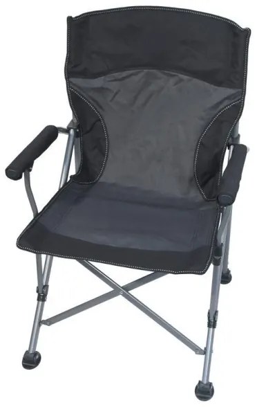 Összecsukható kempingszék fekete