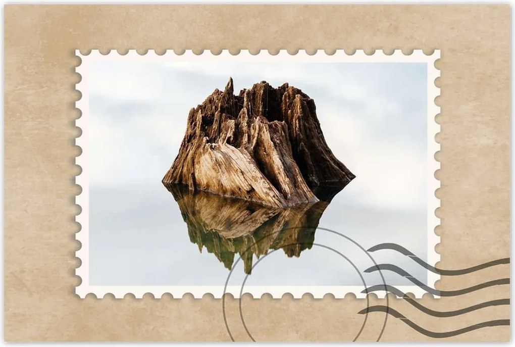 Poszterek 120x80 Sziget a tavon