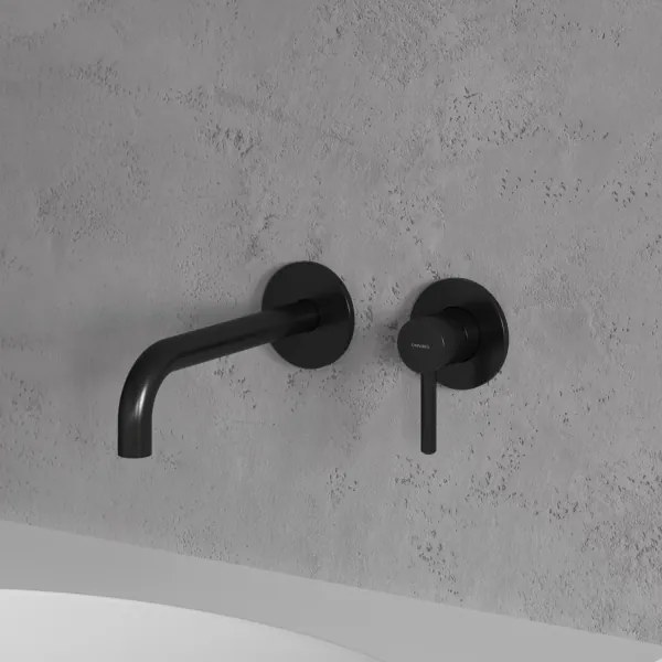 OMNIRES Y1215HLBL - Fali mosdócsaptelep Y, fekete, rejtett szerelés