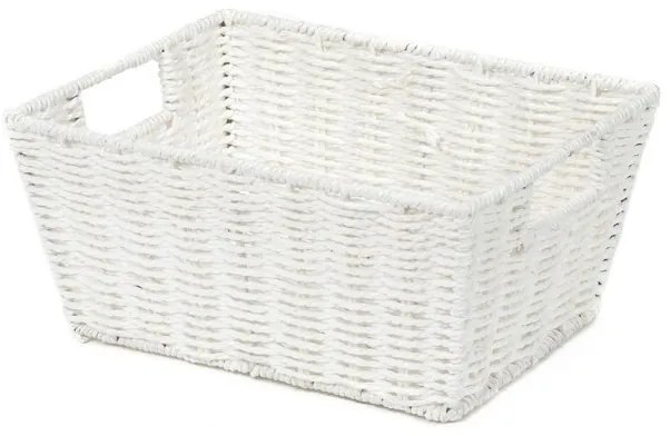 Tömörítő kötött kosár 31 x 24 x 14 cm, fekete