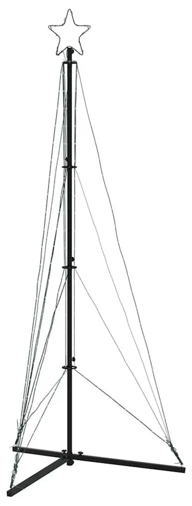 hideg fehér LED karácsonyfa 363 LED 182 cm