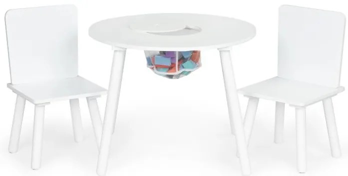 Fából készült gyerek asztal  MODERN+ 2 szék
