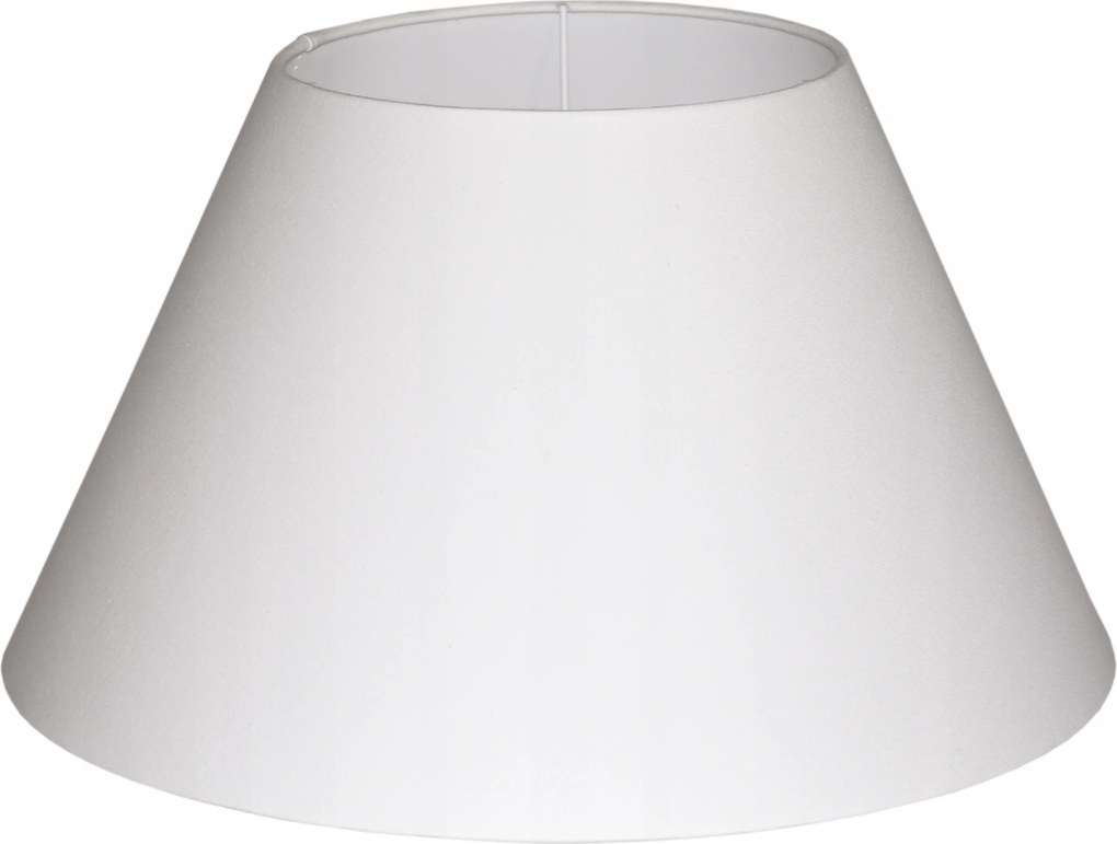 Hangulatos Lámpaernyő Feltekerhető Szélek Kúpos lámpabúra 50 cm E27 Fehér Meleg Mirano