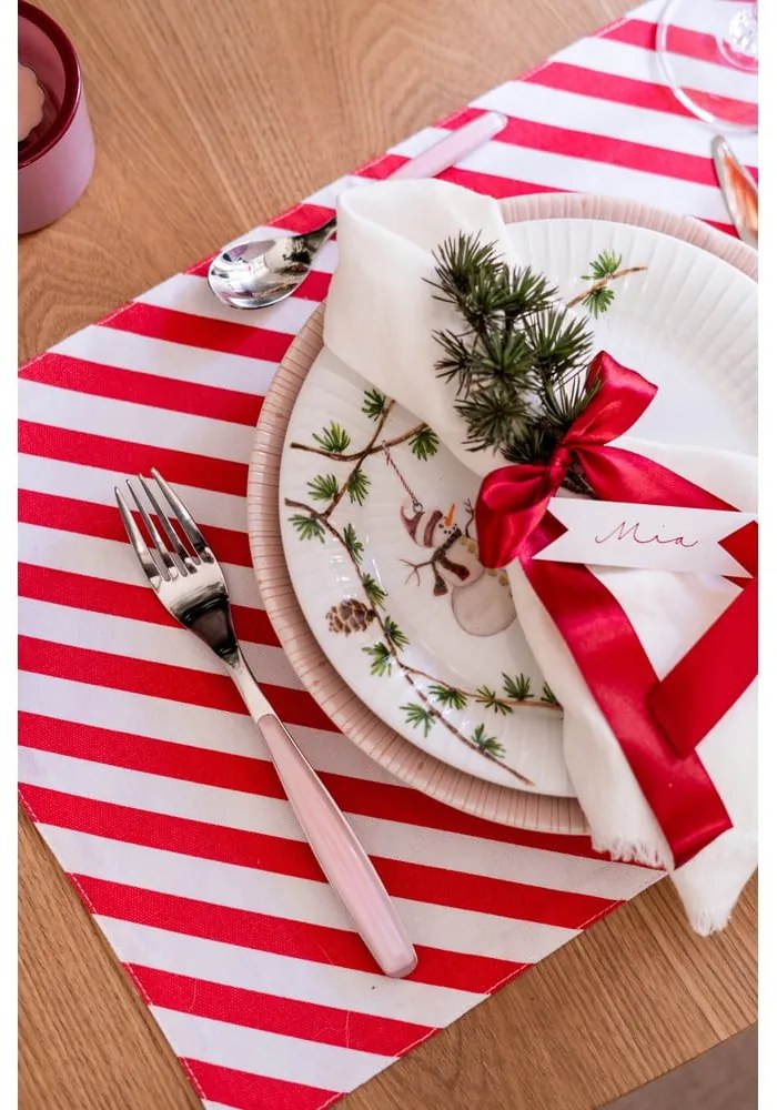 Textil tányéralátét szett 4 db-os 30x46 cm Candy Cane – Catherine Lansfield