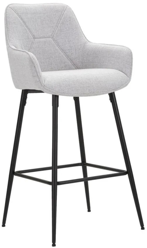 Bárszék szürke készlet 2 db 55x55x109cm