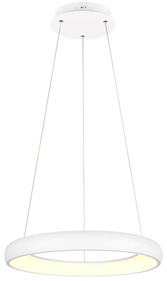 Fehér LED dimmelhető függőlámpa fém búrával ø 62 cm Cardona – Trio