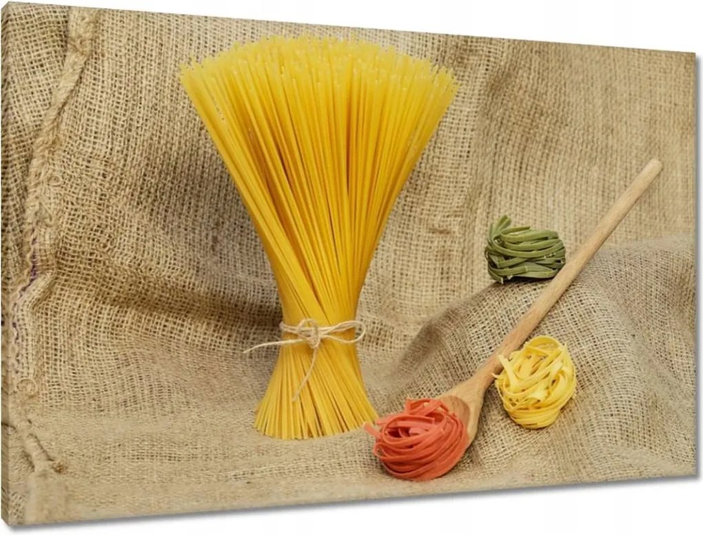 Vászonkép 90x60 Színes vegán tészta