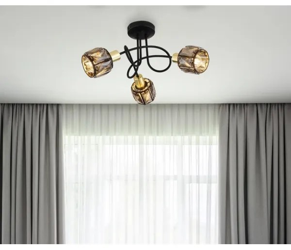 Globo 54357-3B - Felületre szerelhető csillár INDIANA 3xE14/40W/230V