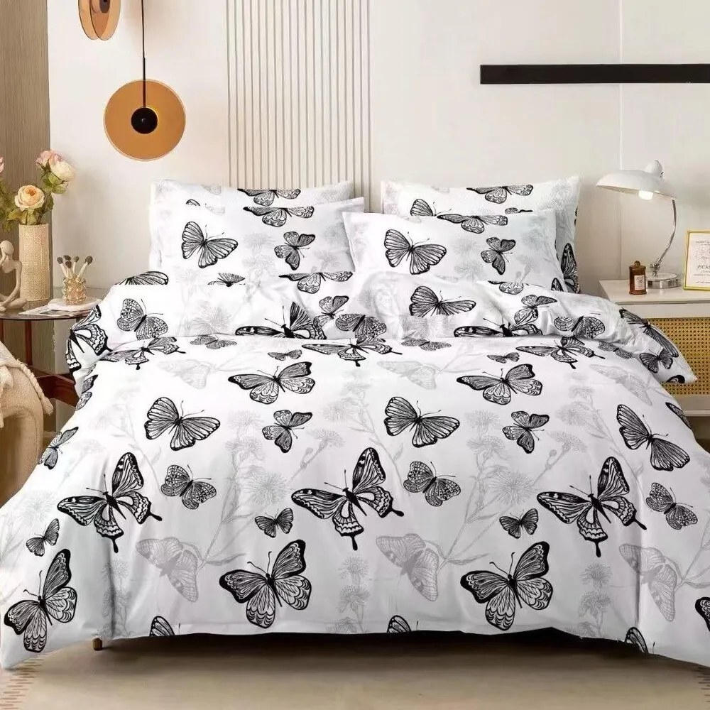 Ágynemű OPRAH WHITE BUTTERFLIES 7 részes 140X200 cm