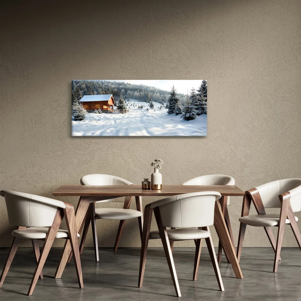 Kép - Hegyi kunyhó (120x50 cm)