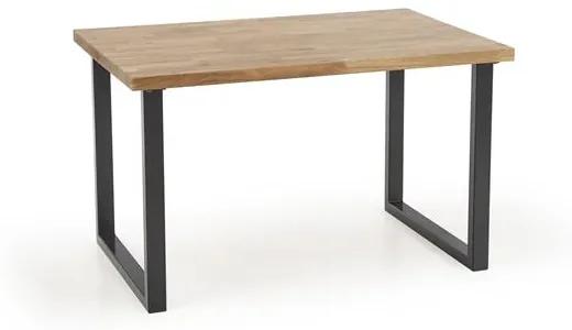 Étkezőasztal tölgyfa lappal RADUS 120(200)x78