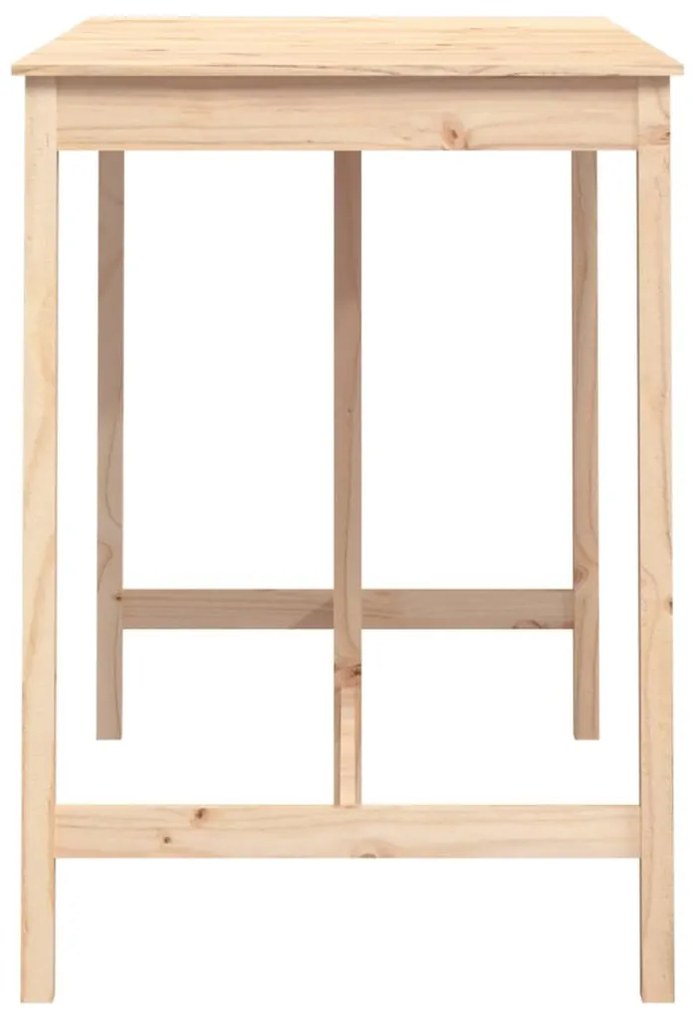 Tömör fenyőfa bárasztal 140 x 80 x 110 cm