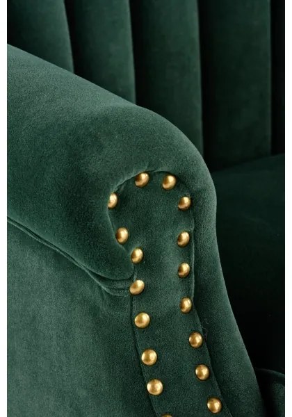 Fotel CLARUS sötétzöld