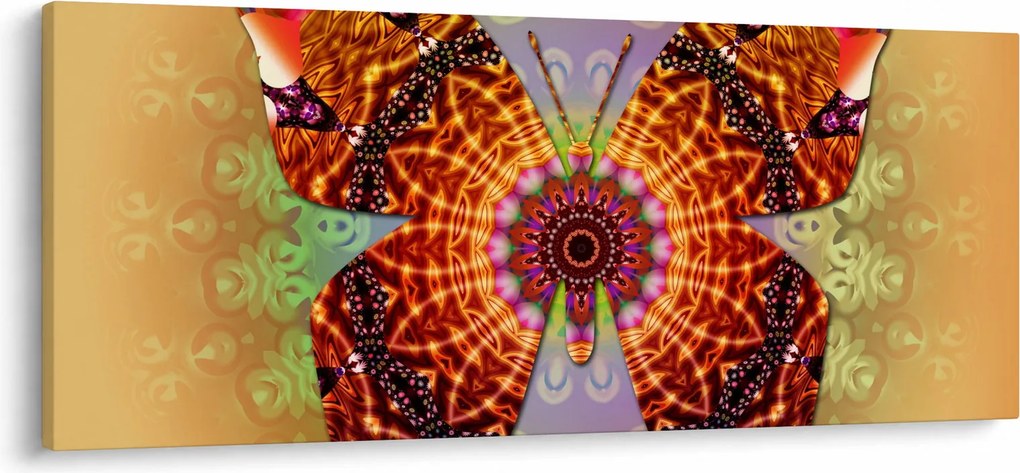 Kép - etno pillangó (120x50 cm)