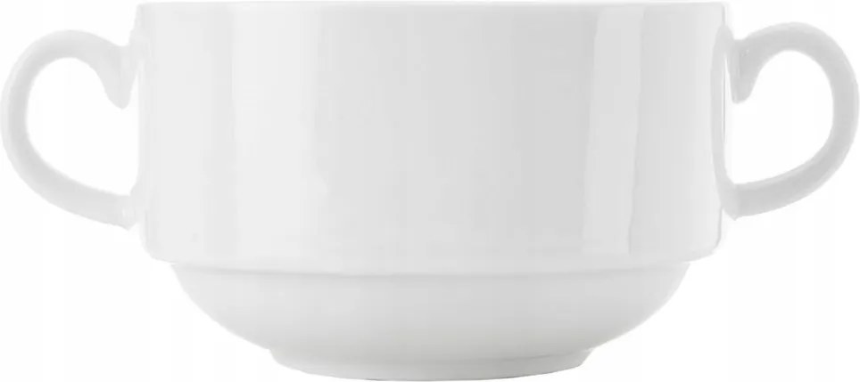 Húsleveses tál fehér leveses tál pörkölt fülekkel fogantyúval 290 ml