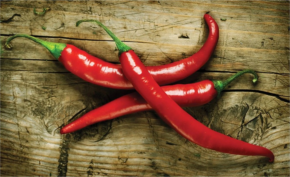 Fotótapéta Piros chili paprika vinil fa 312x219 +ragasztó