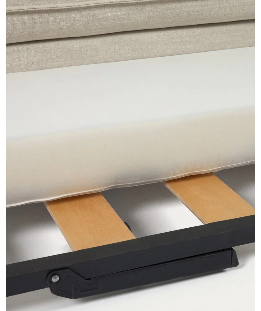 Szürkésbézs kinyitható kanapé 210 cm Tanit – Kave Home