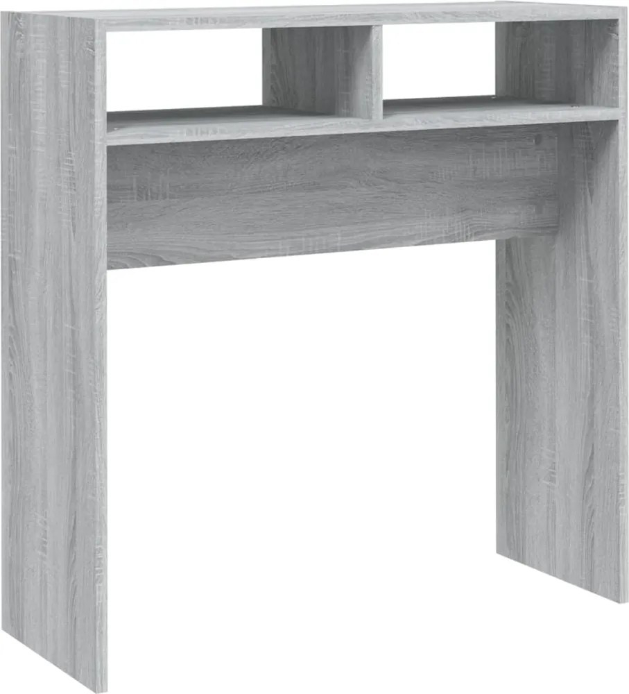 vidaXL szürke sonoma színű szerelt fa tálalóasztal 78 x 30 x 80 cm
