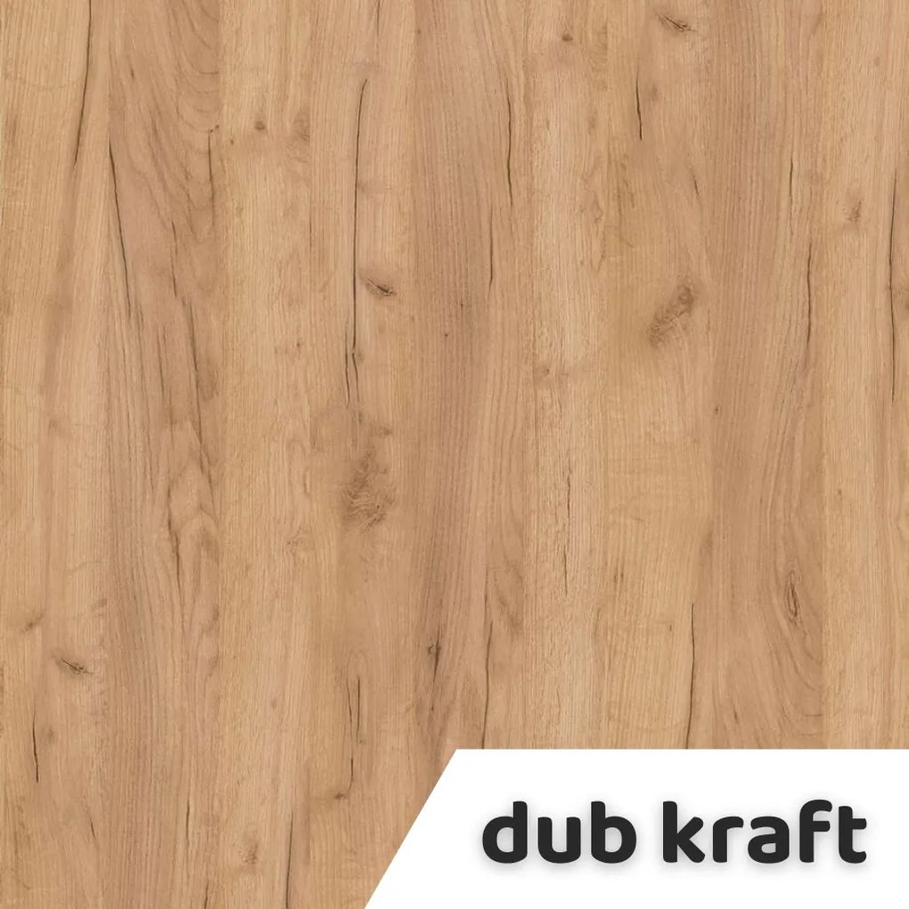 OfficeTech D állítható magasságú asztal, 200 x 80 cm, fehér alap, craft tölgy