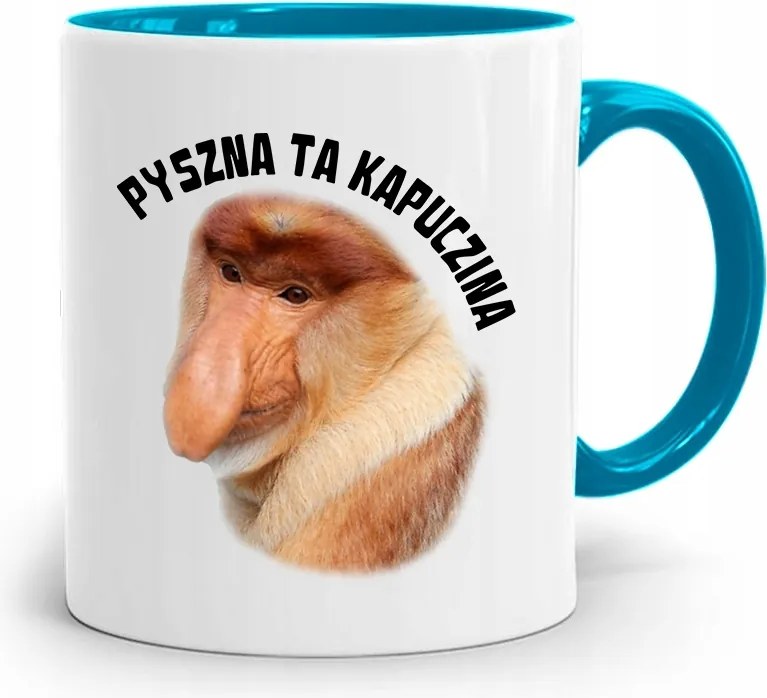 Kék Hordozó Bögre Janusz Pompás Ez A Káposzta fényképes nyomtatással