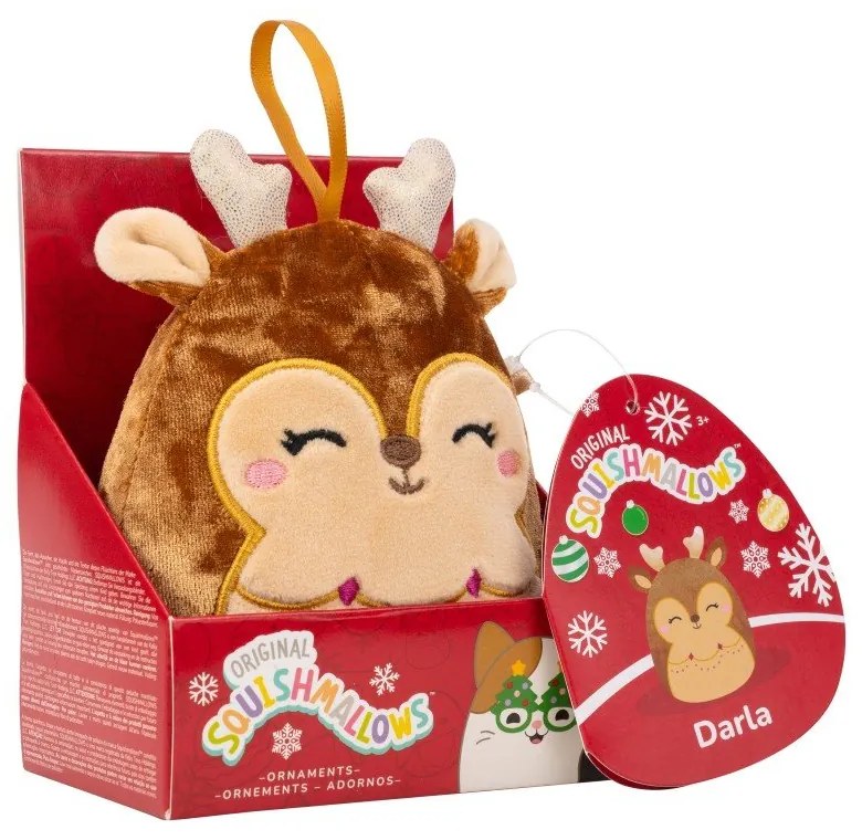 Textil karácsonyfadísz 10 cm Darla – SQUISHMALLOWS