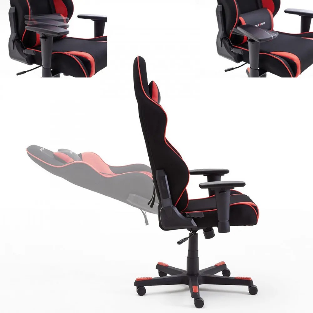 RACER R1 Fekete-Piros vezetői forgószék
