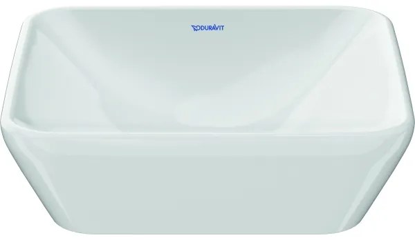 Duravit 2397400070 - D-NEO 40×40 cm ráépíthető mosdó, kerámia/fényes fehér