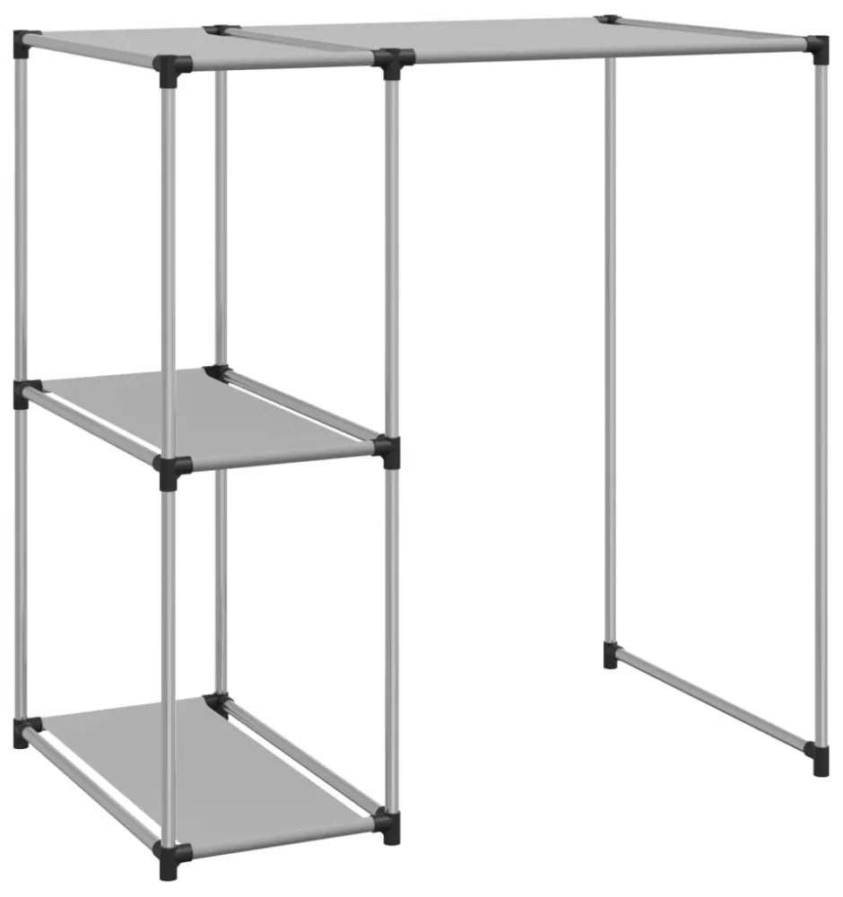 2 szintes szürke mosógép feletti tárolóállvány 87x55x90,5 cm