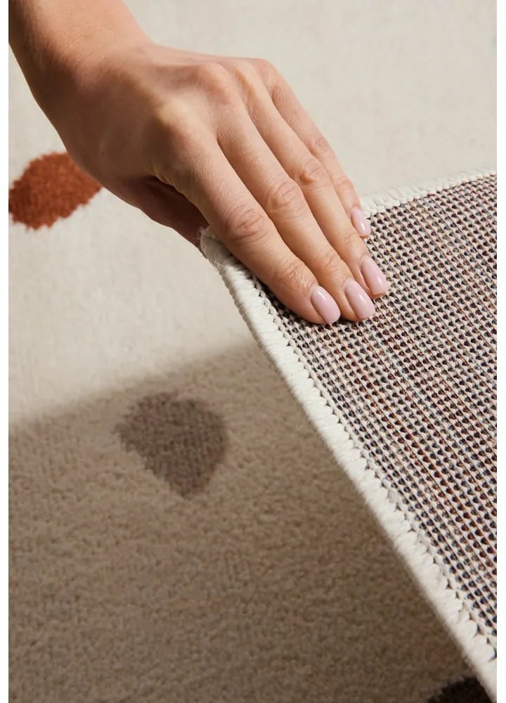 Krémszínű gyerek szőnyeg 200x290 cm Funny Dots – Hanse Home