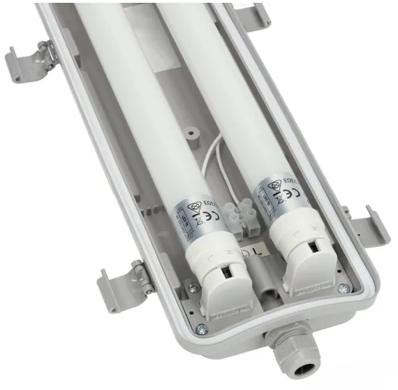 BRILAGI -LED Tech. OPTIMA T8 fénycsöves LED lámpatest 2xG13/9W/230V 4000K IP65 67,5 cm