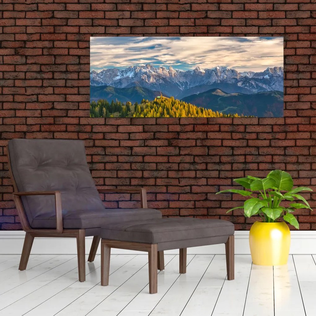 Kép - hegyi panoráma (120x50 cm)