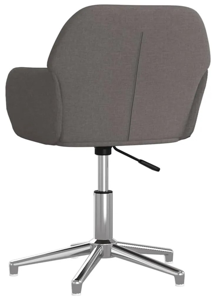 Sötétszürke szövet forgó irodaszék