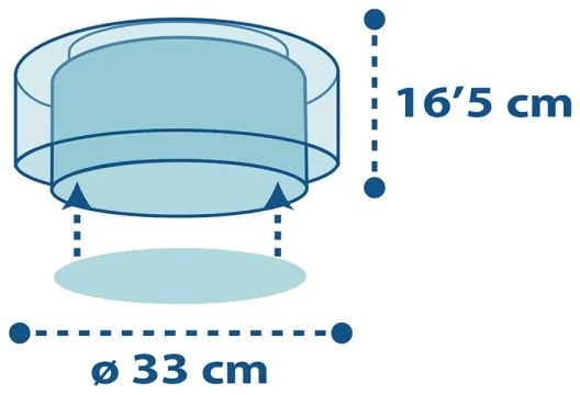 Dalber 60616 - Gyermek mennyezeti lámpa POLICE 2xE27/60W/230V