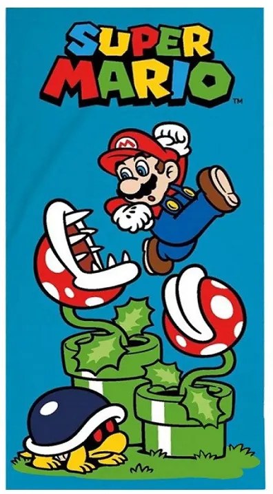 Super Mario Victory fürdőlepedő, strand törölköző 70x140cm