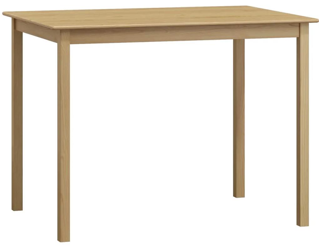 AMI nábytek Téglalap alakú fenyő asztal c1 80x50 cm