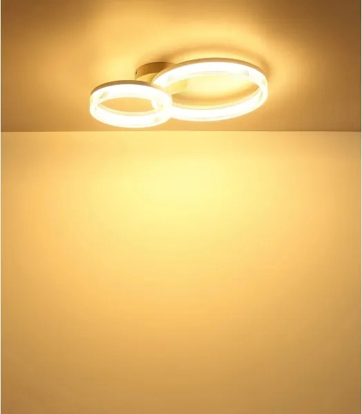 Globo 48046D2 - LED mennyezeti lámpa ZARA LED/24W/230V 3000K 33x50 cm