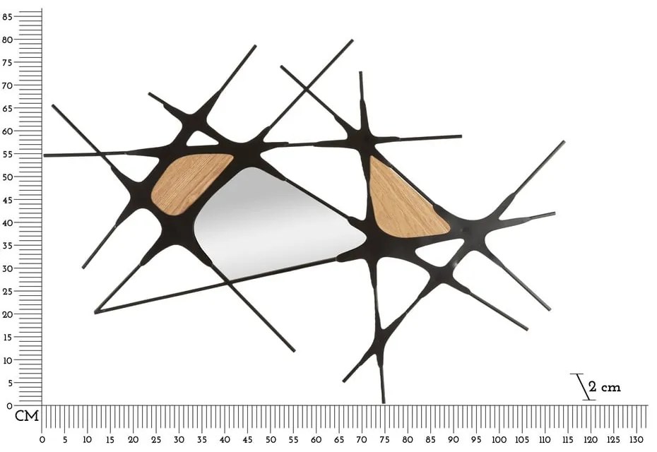 Fém fali dekoráció 114x80 cm Absy – Mauro Ferretti