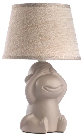 ONLI - Asztali lámpa MONKEY 1xE14/6W/230V barna