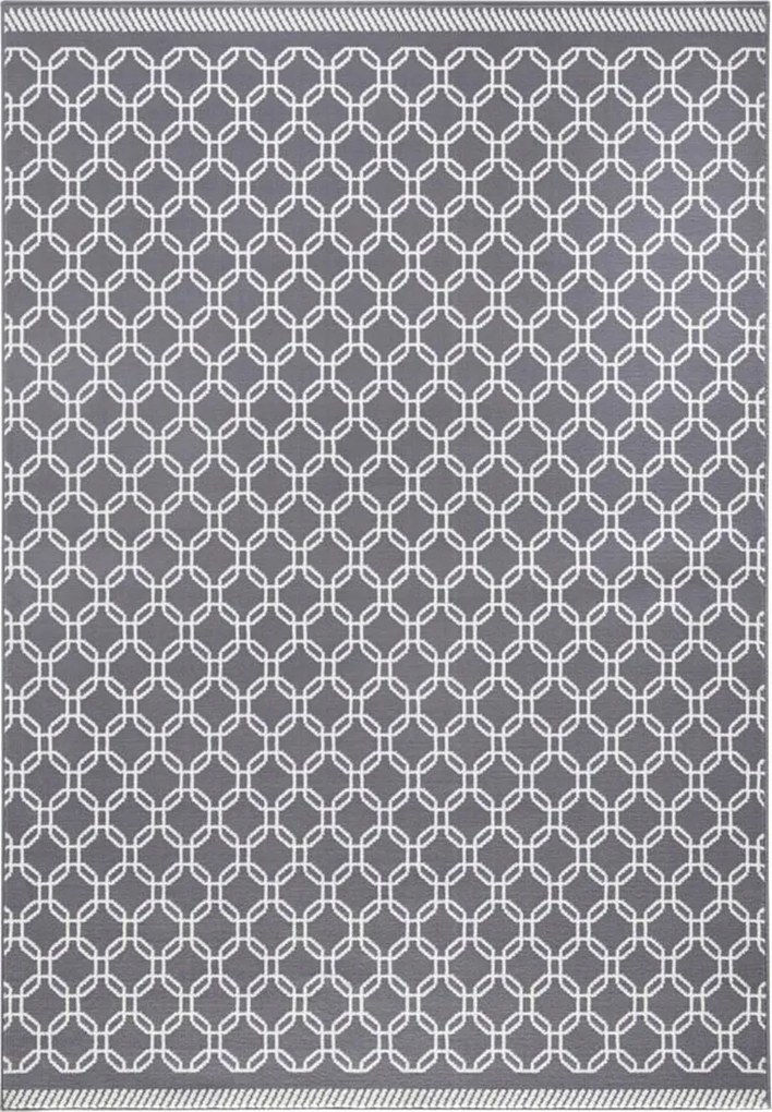 Modern szőnyeg 200x290cm nappaliba, szürke-krémszínű, puha szőrrel